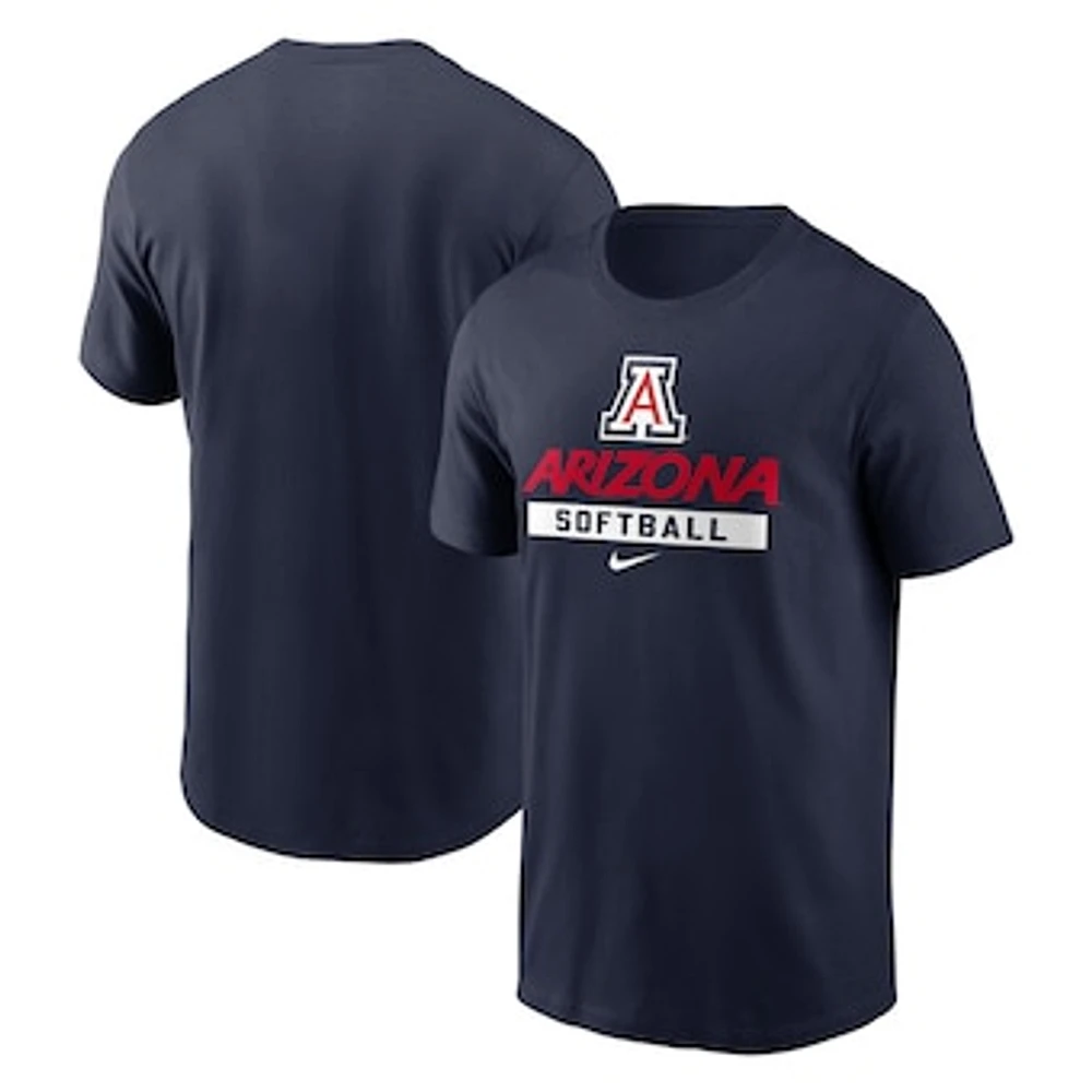 Men's Nike Navy Arizona Wildcats Softball T-Shirt