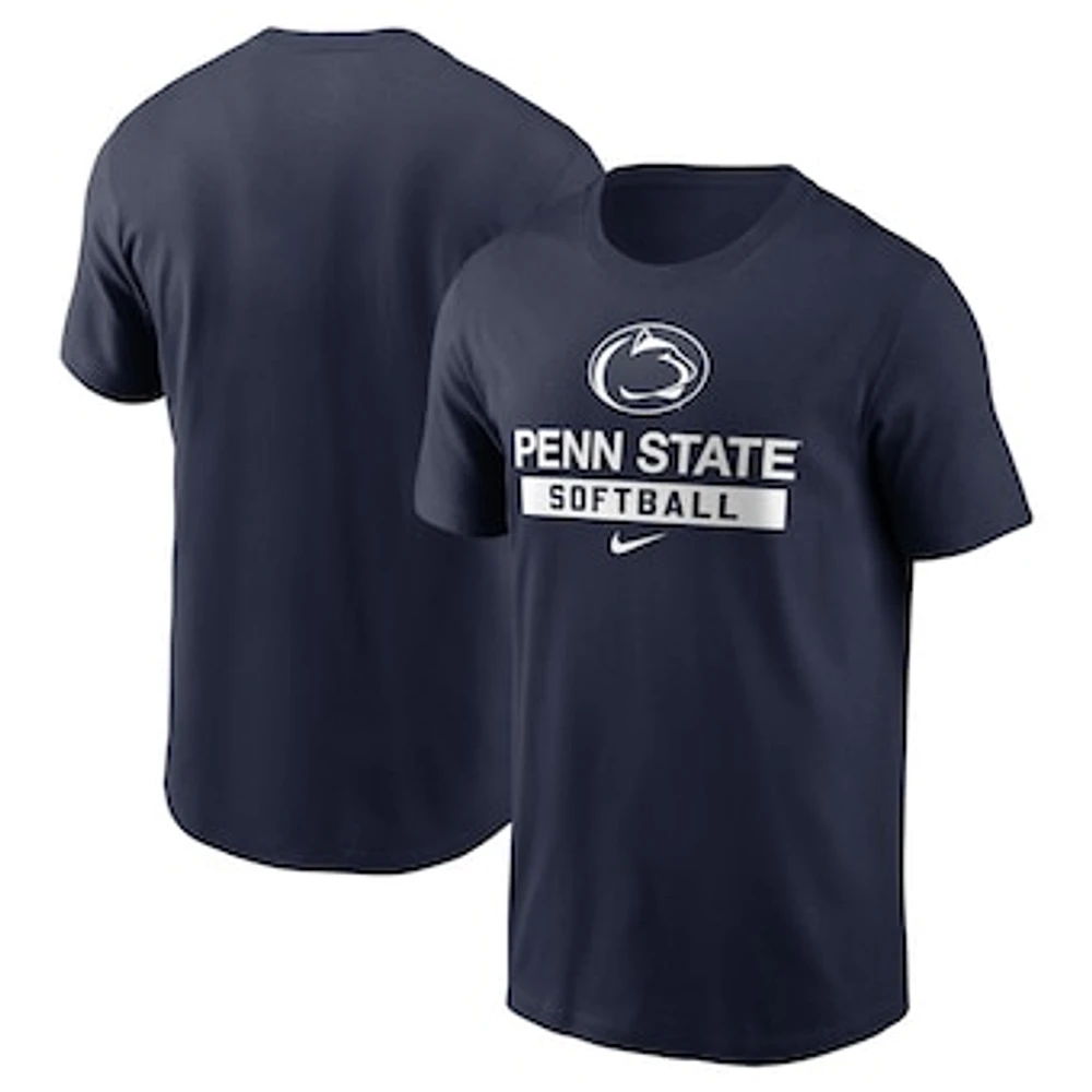 Men's Nike Navy Penn State Nittany Lions Softball T-Shirt