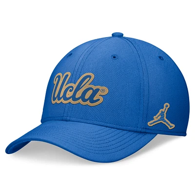 Unisex Jordan Brand Blue UCLA Bruins 2024 Sideline Rise Performance Flex Hat