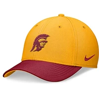 Men's Nike Gold/Crimson USC Trojans Rise Swoosh Flex Hat