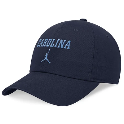 Unisex Jordan Brand Navy North Carolina Tar Heels 2024 Sideline Tri-Glide Adjustable Hat