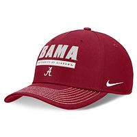 Unisex Nike Crimson Alabama Crimson Tide 2024 Sideline Rise Adjustable Hat