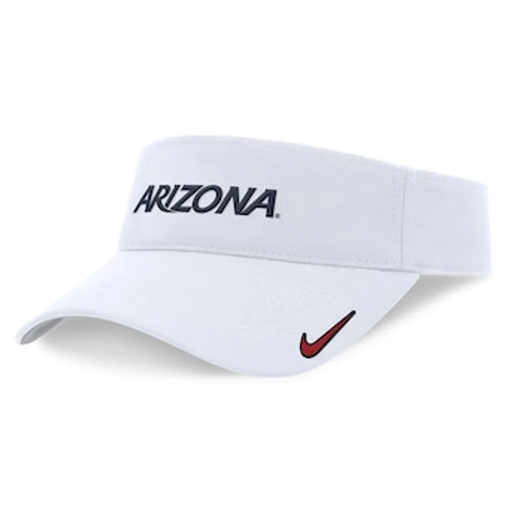 Unisex Nike White Arizona Wildcats 2024 Sideline Fit Ace Visor