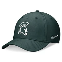 Unisex Nike Green Michigan State Spartans 2024 Sideline Rise Swoosh Flex Hat