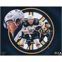 Charlie McAvoy Boston Bruins 16" x 20" Photo Print - Signed by Artist Brian Konnick - Limited Edition of 25