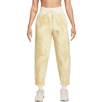 Women's Nike Cream USMNT Phoenix Fleece High-Waisted Curve Pants