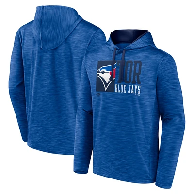 Men's Fanatics Royal Toronto Blue Jays Never Quit Pullover Hoodie