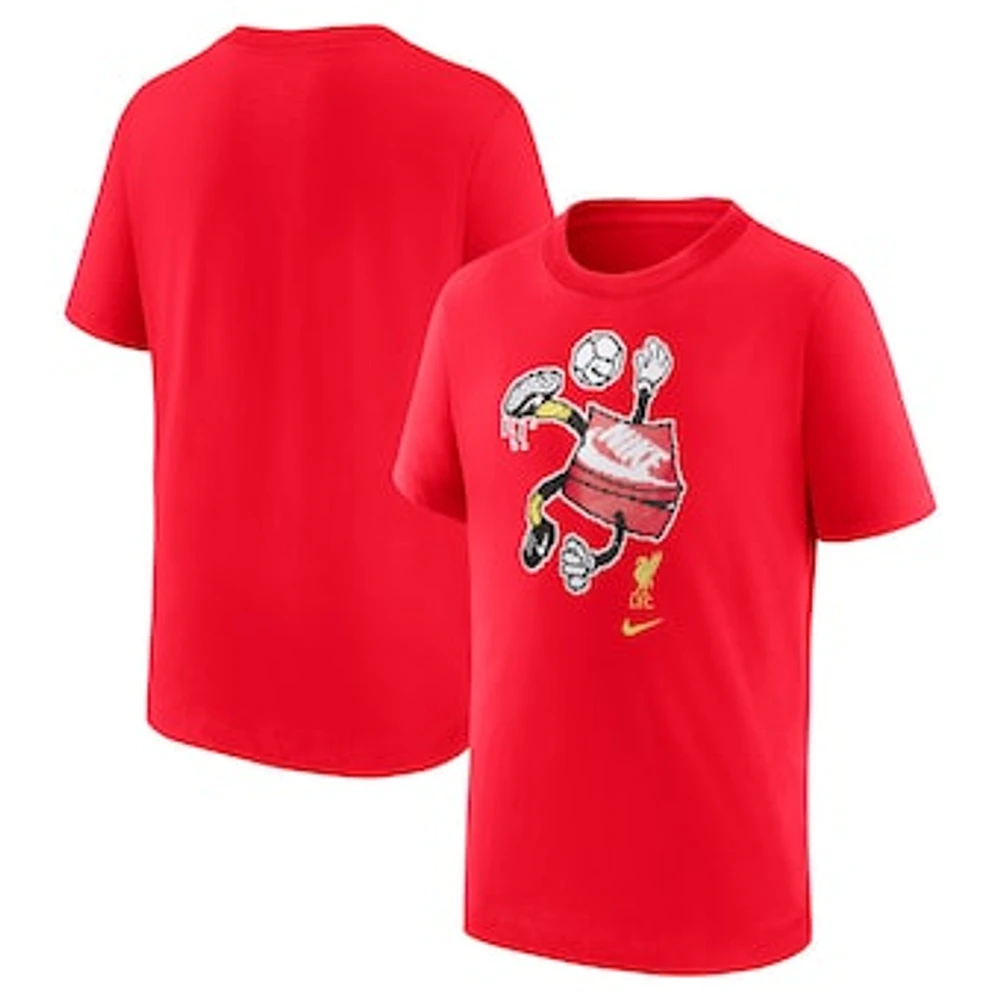 Youth Nike Red Liverpool Character T-Shirt