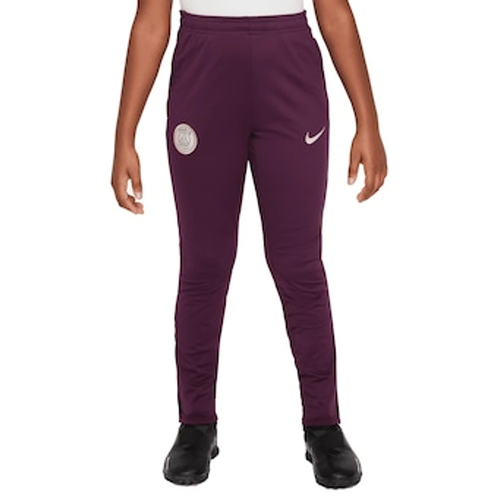 Youth Nike Burgundy Paris Saint-Germain 2024/25 Strike Training Pants