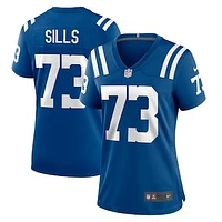 Women's Nike Josh Sills Royal Indianapolis Colts Team Game Jersey