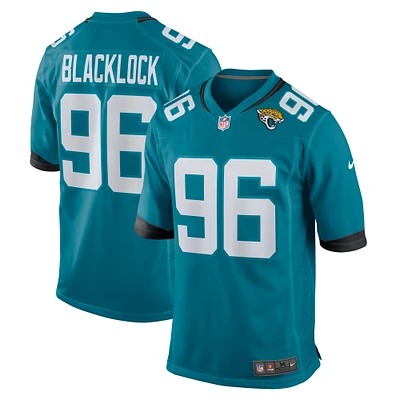 Men's Nike Ross Blacklock  Teal Jacksonville Jaguars Team Game Jersey