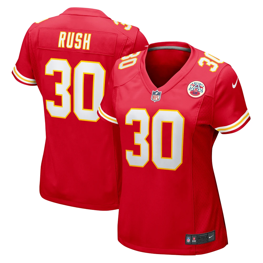 Women's Nike Darius Rush  Red Kansas City Chiefs Team Game Jersey