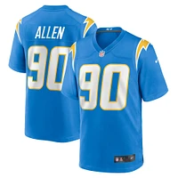 Men's Nike Brevin Allen  Powder Blue Los Angeles Chargers Team Game Jersey