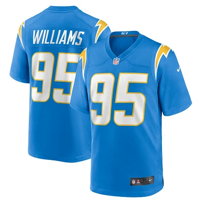 Men's Nike Nicholas Williams  Powder Blue Los Angeles Chargers Team Game Jersey