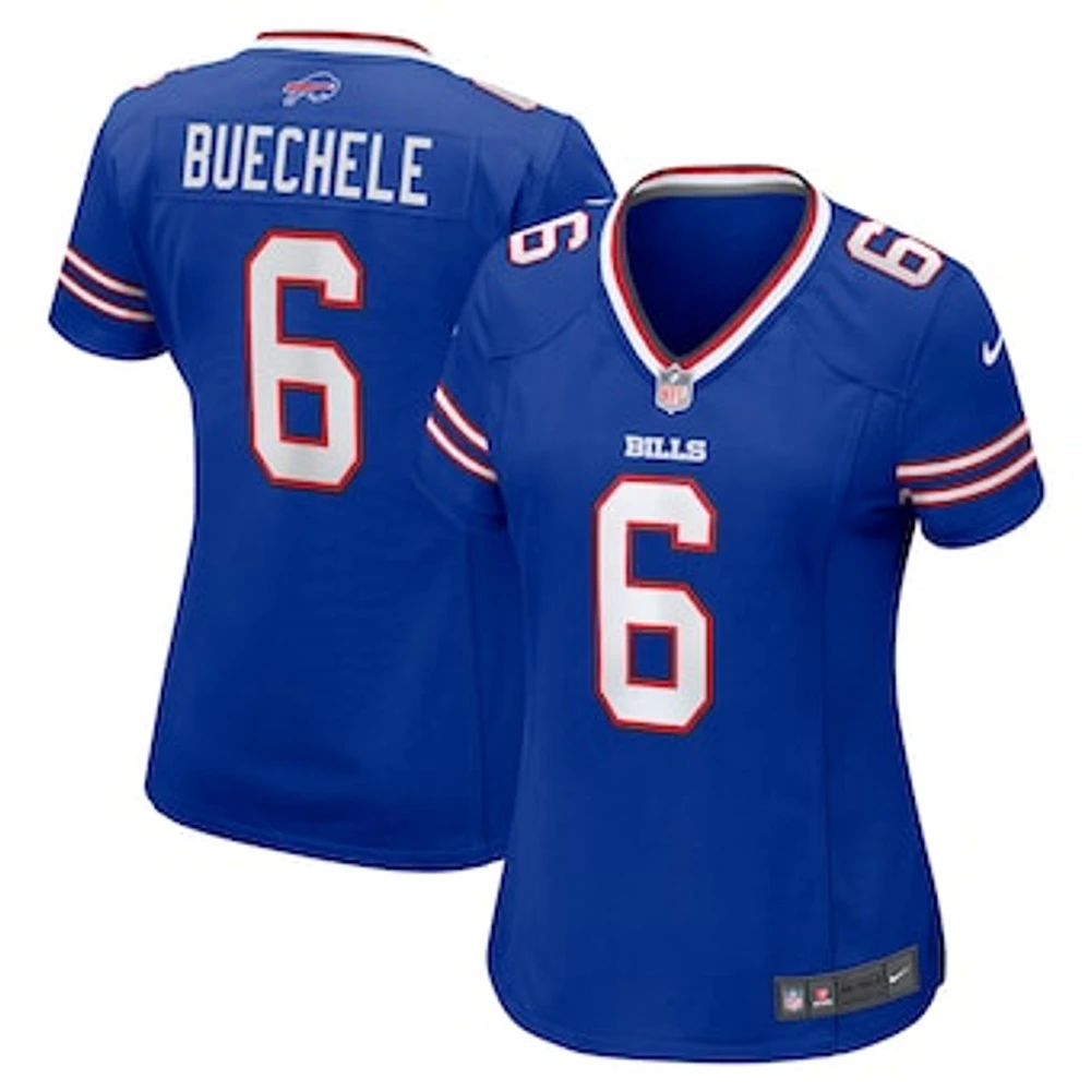 Women's Nike Shane Buechele  Royal Buffalo Bills Team Game Jersey