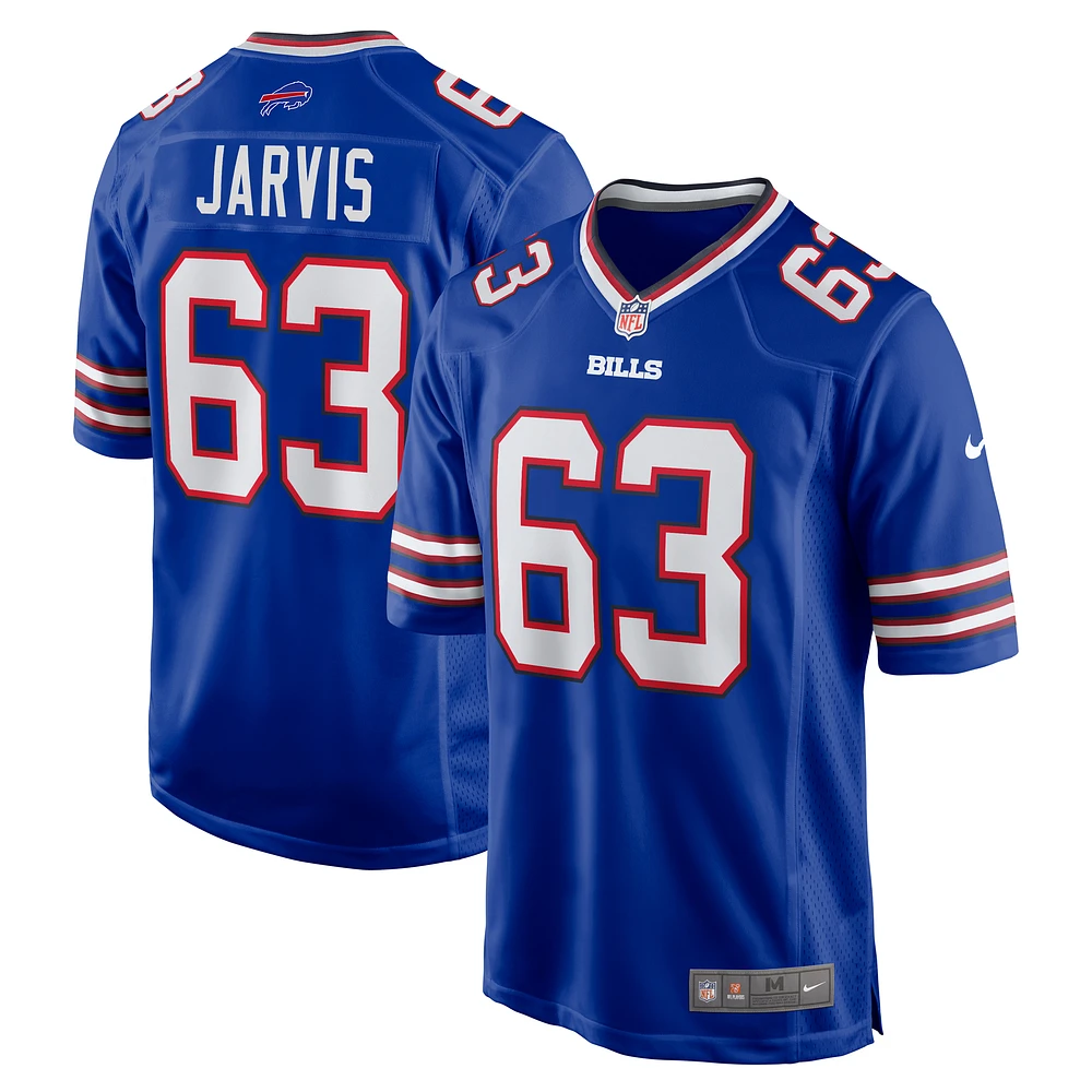 Men's Nike Kevin Jarvis  Royal Buffalo Bills Team Game Jersey