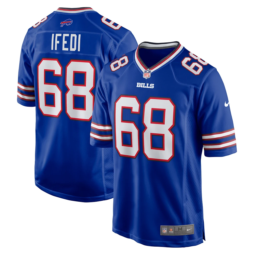 Men's Nike Germain Ifedi  Royal Buffalo Bills Team Game Jersey