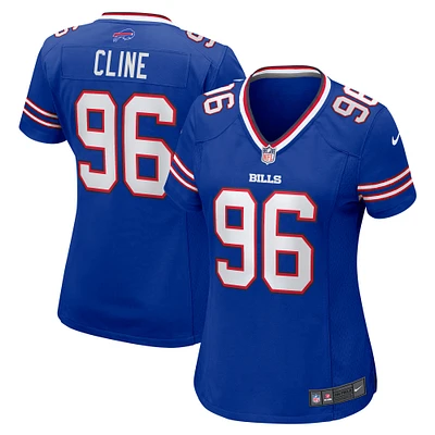 Women's Nike Kameron Cline  Royal Buffalo Bills Team Game Jersey