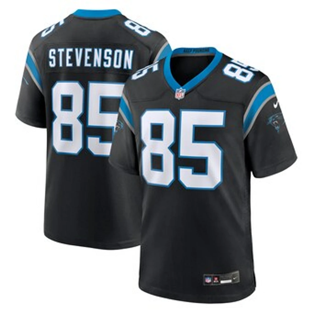 Men's Nike Marquez Stevenson  Black Carolina Panthers Team Game Jersey