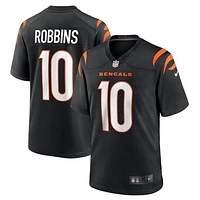 Men's Nike Brad Robbins  Black Cincinnati Bengals Team Game Jersey