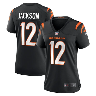 Women's Nike Shedrick Jackson  Black Cincinnati Bengals Team Game Jersey