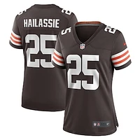 Women's Nike Kahlef Hailassie  Brown Cleveland Browns Team Game Jersey
