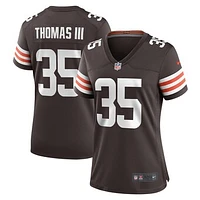 Women's Nike Charlie Thomas  Brown Cleveland Browns Team Game Jersey