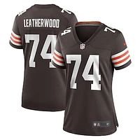 Women's Nike Alex Leatherwood  Brown Cleveland Browns Team Game Jersey