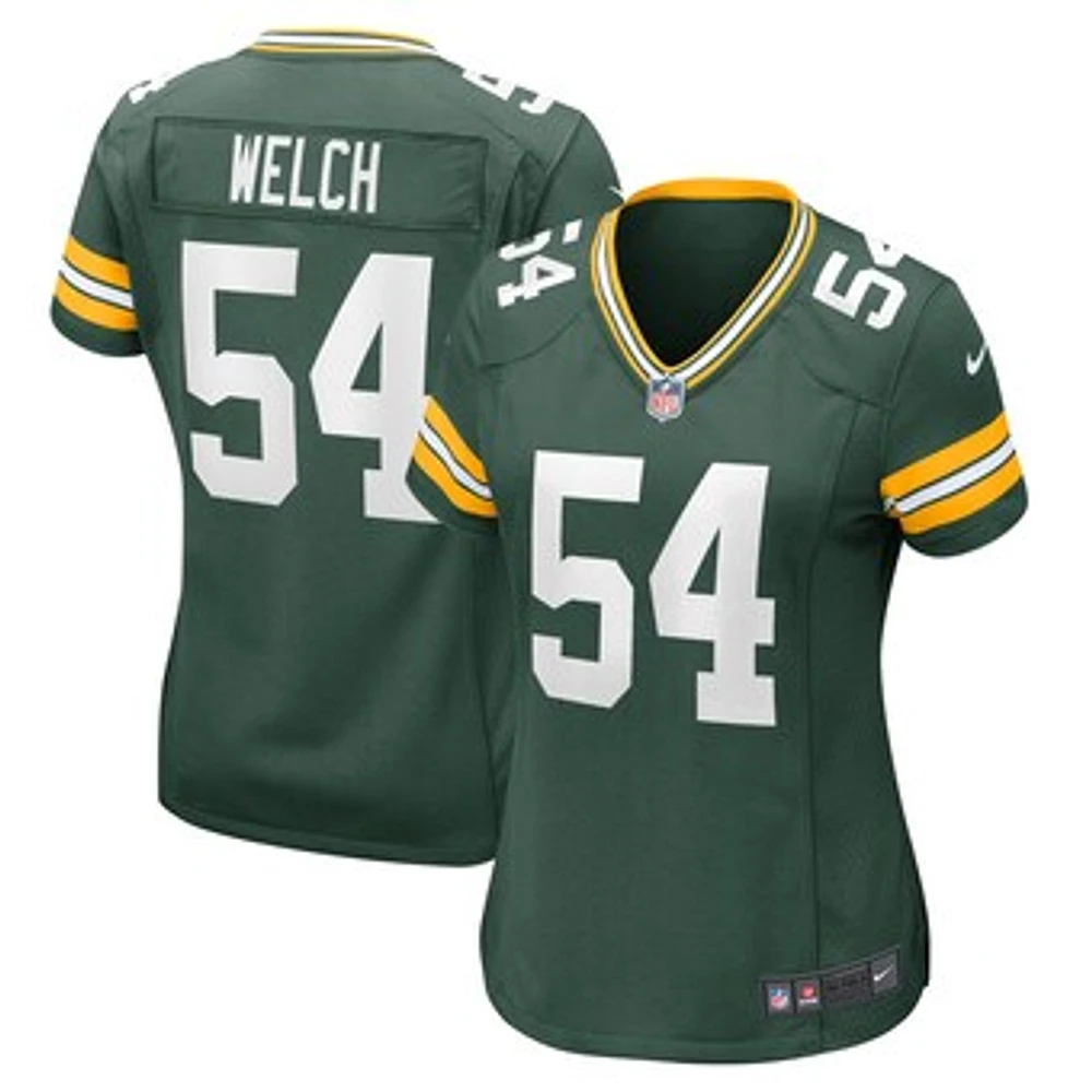 Women's Nike Kristian Welch  Green Bay Packers Team Game Jersey