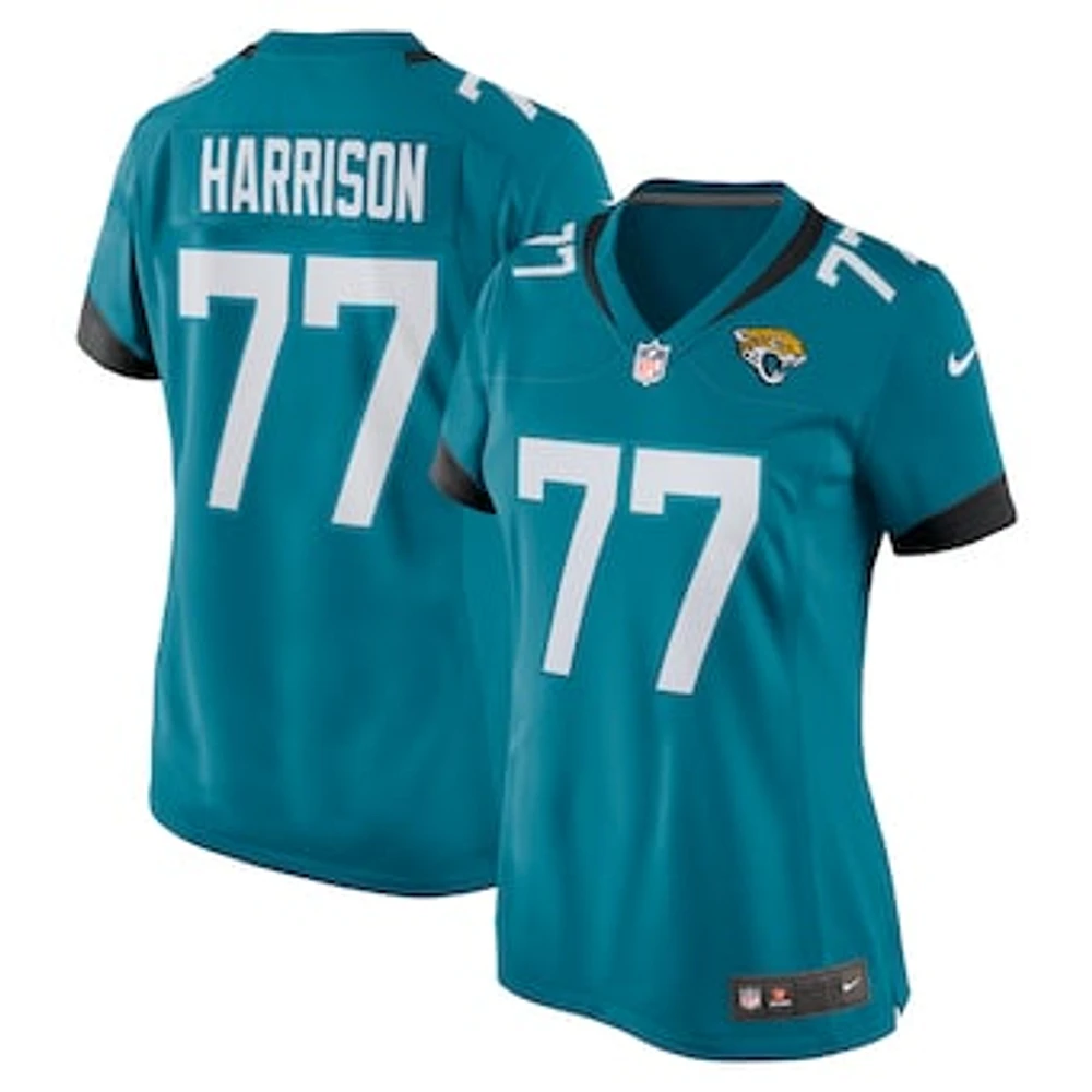 Women's Nike Anton Harrison  Teal Jacksonville Jaguars Team Game Jersey