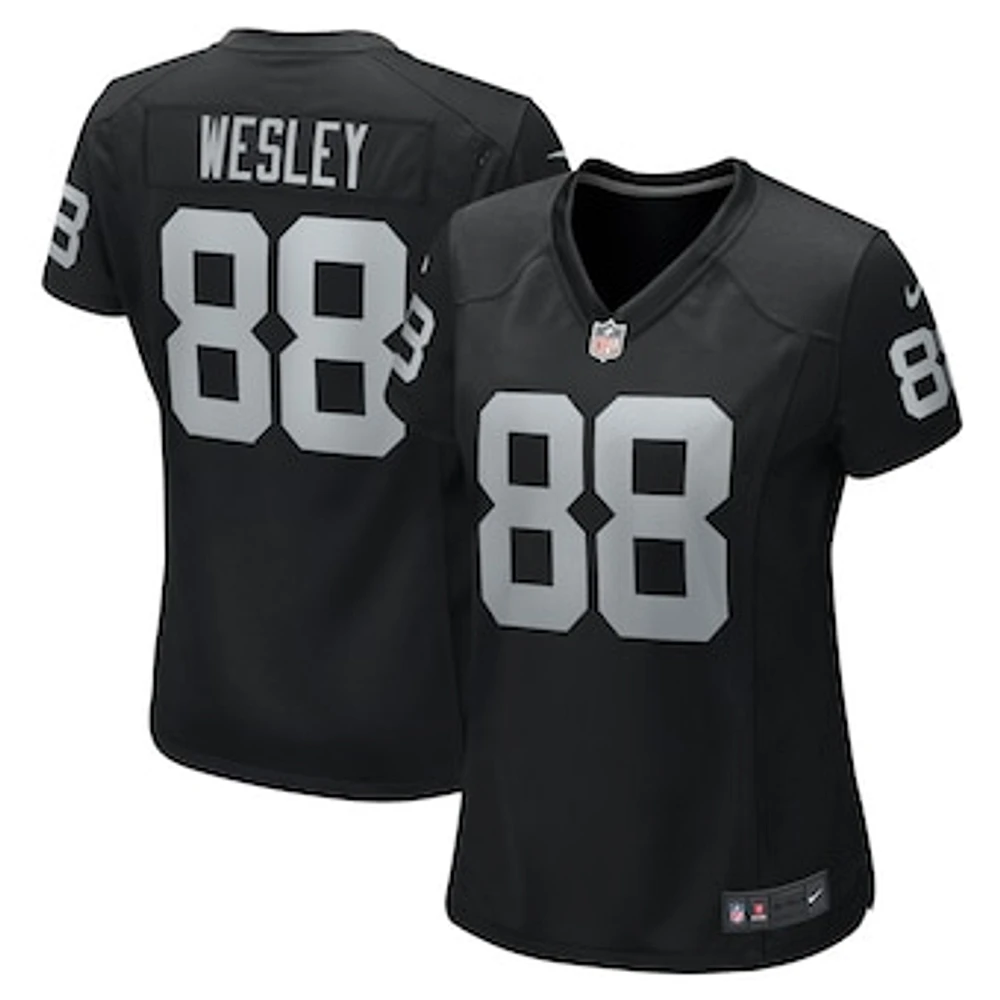 Women's Nike Antoine Wesley  Black Las Vegas Raiders Team Game Jersey