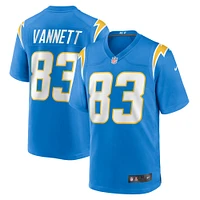 Men's Nike Nick Vannett  Powder Blue Los Angeles Chargers Team Game Jersey