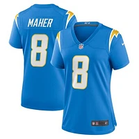 Women's Nike Brett Maher  Powder Blue Los Angeles Chargers Team Game Jersey