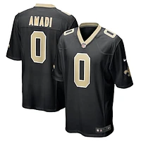 Men's Nike Ugo Amadi  Black New Orleans Saints Team Game Jersey