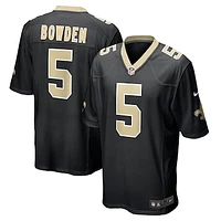 Men's Nike Lynn Bowden Jr. Black New Orleans Saints Team Game Jersey