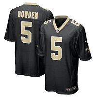 Men's Nike Lynn Bowden Jr. Black New Orleans Saints Team Game Jersey