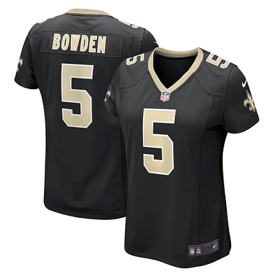 Women's Nike Lynn Bowden Jr. Black New Orleans Saints Team Game Jersey