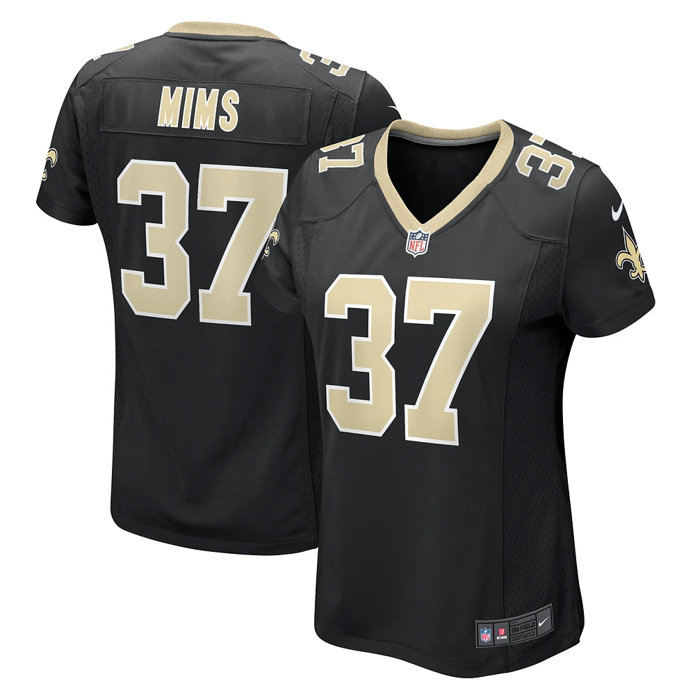 Women's Nike Jordan Mims  Black New Orleans Saints Team Game Jersey