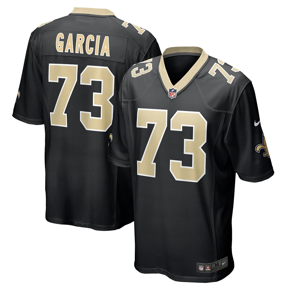 Men's Nike Max Garcia  Black New Orleans Saints Team Game Jersey