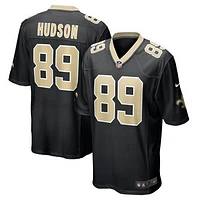 Men's Nike Tommy Hudson  Black New Orleans Saints Team Game Jersey