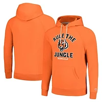 Unisex Homage Orange Cincinnati Bengals Hyperlocal Raglan Pullover Hoodie