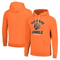 Unisex Homage Orange Cincinnati Bengals Hyperlocal Raglan Pullover Hoodie