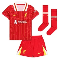 Preschool Nike  Red Liverpool 2024/25 Home Replica Stadium Kit Set