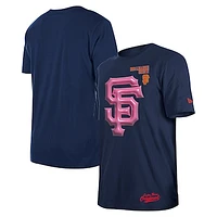 Men's New Era Navy San Francisco Giants Big League Chew T-Shirt