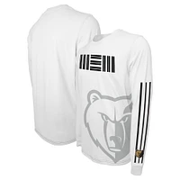 Unisex Stadium Essentials White Memphis Grizzlies 2023/24 City Edition Scoreboard Long Sleeve T-Shirt