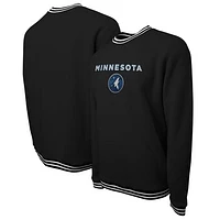 Unisex Stadium Essentials Black Minnesota Timberwolves 2023/24 City Edition Club Level Pullover Sweatshirt