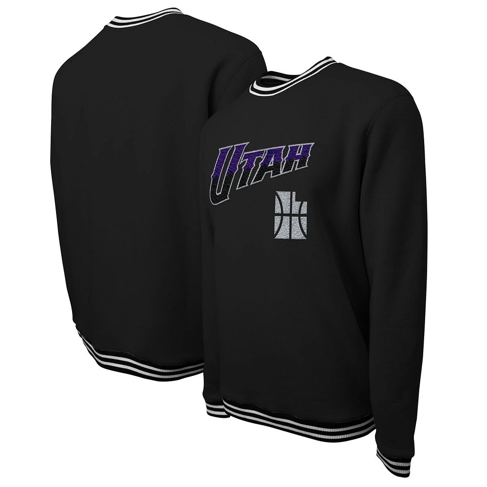 Unisex Stadium Essentials Black Utah Jazz 2023/24 City Edition Club Level Pullover Sweatshirt