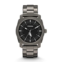 Men's Fossil Gray Chicago White Sox Machine Smoke Stainless Steel Watch