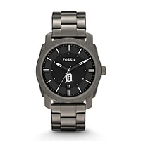 Men's Fossil Gray Detroit Tigers Machine Smoke Stainless Steel Watch