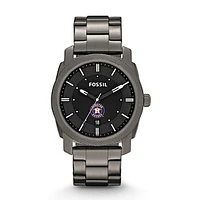 Men's Fossil Gray Houston Astros Machine Smoke Stainless Steel Watch